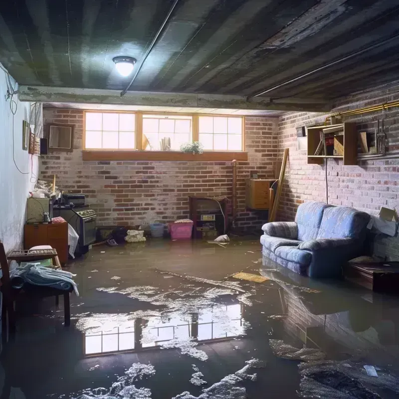 Flooded Basement Cleanup in San Felipe Pueblo, NM